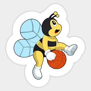 Bee Basketball player Basketball Sticker